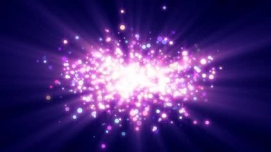 parçacık patlama toz soyut