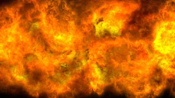Explosion Feu Flamme Abstrait — Photo