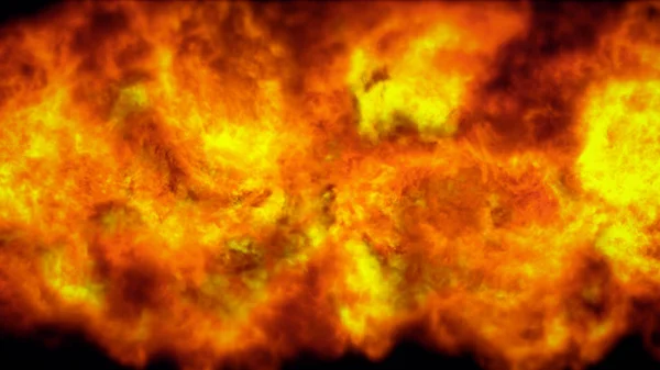 Explosion Feu Flamme Abstrait — Photo