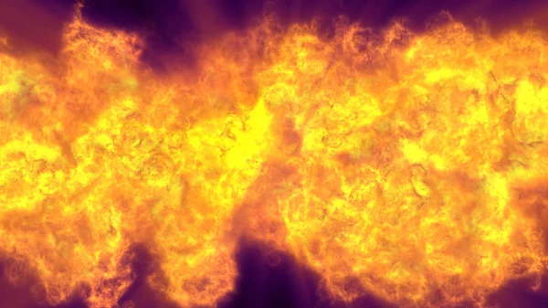 Eksplozja Ogień Płomień Abstrakcja — Zdjęcie stockowe
