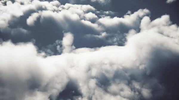 Flay Sobre Nubes Abstractas — Foto de Stock