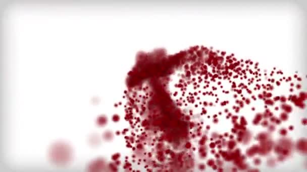 Células Sanguíneas Macro Resumo — Vídeo de Stock