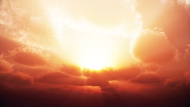 Час Заходу Сонця Лапсе — стокове відео