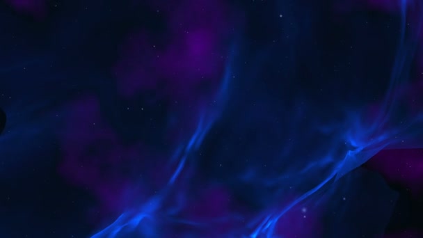 星雲空間抽象的な煙 — ストック動画