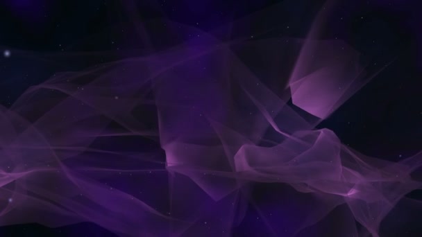 Nebulosa Espaço Fumaça Abstrata — Vídeo de Stock