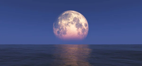 추상에서 보름달 — 스톡 사진