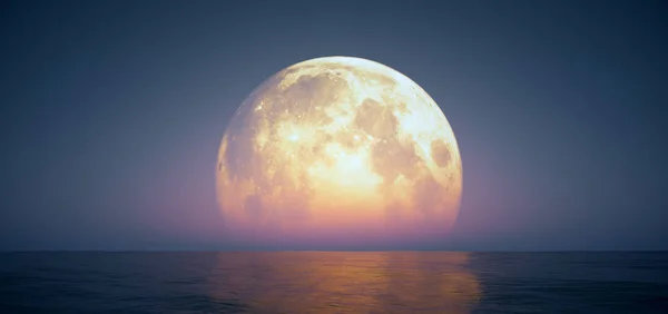 Повний Місяць Вночі Абстрактний — стокове фото