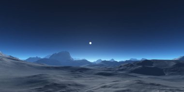 dağ yaylası soyut manzara panorama