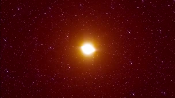Explosión Estrellas Supernova Espacio — Vídeo de stock