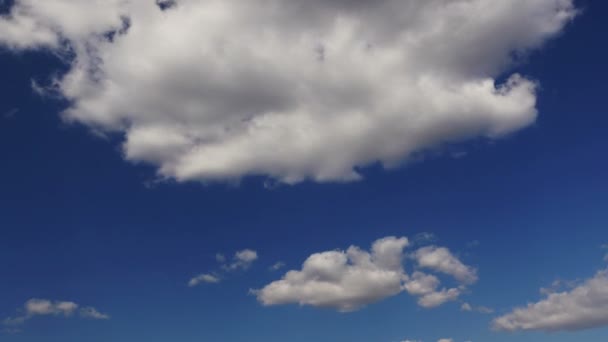 Céu Azul Nuvens Tempo Lapso — Vídeo de Stock