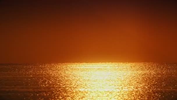 Alba Oro Sul Mare — Video Stock