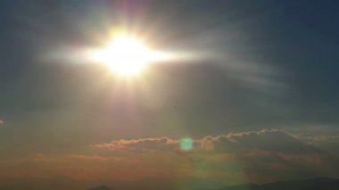 Altın günbatımı zaman atlamalı 4k