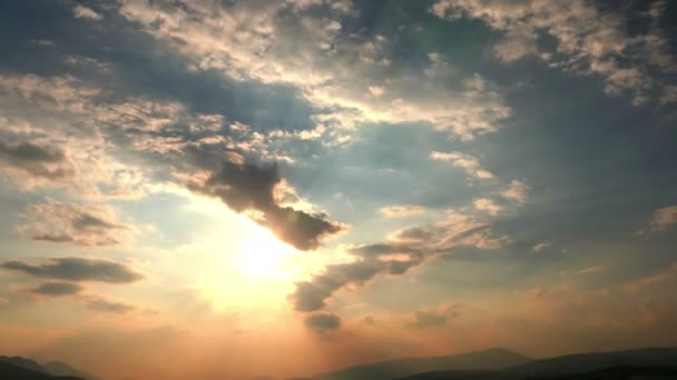 Время Захода Солнца — стоковое видео