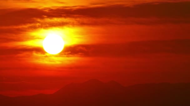 Ouro Por Sol Tempo Lapso — Vídeo de Stock