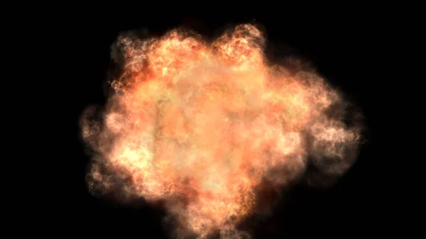 Explosion Fire Ball Abstract Texture — Stock Photo, Image