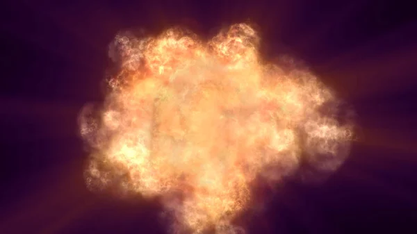 Wybuch Kula Ogień Streszczenie Tekstura — Zdjęcie stockowe