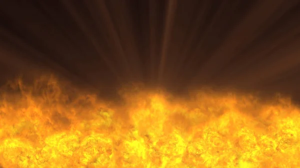 Explosión Fuego Llama Abstracta Textura — Foto de Stock
