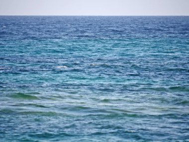 Mavi denizin ufku.