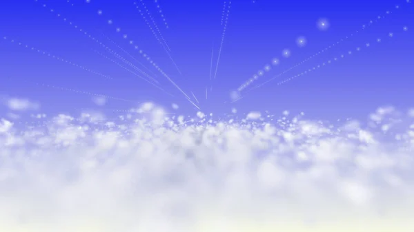 Vlieg Boven Cloud Abstract — Stockfoto