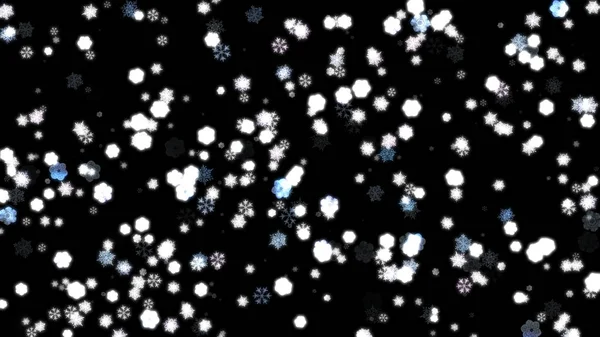 Winter Snow Flake Abstract Background — Stock Photo, Image