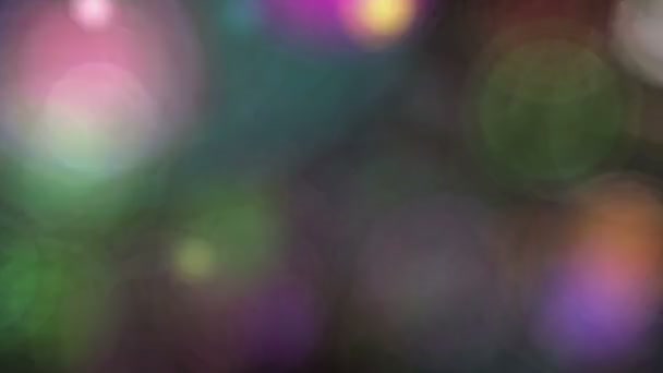 Abstract Vervagen Met Knipperende Bokeh Lampjes Achtergrond — Stockvideo