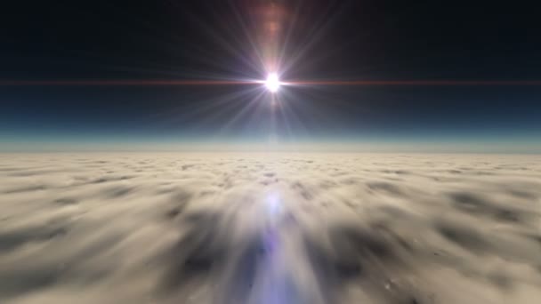 Sueño Volar Las Nubes — Vídeos de Stock