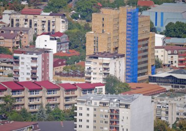 Üsküp panorama binaları üst görünüm