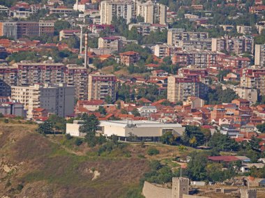 Üsküp panorama binaları üst görünüm