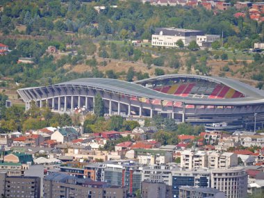 Üsküp panorama binaları üst görünüm