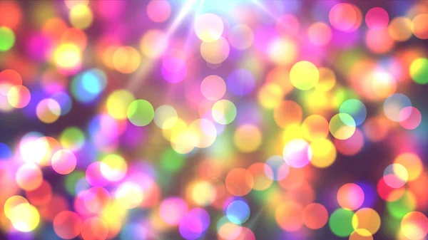 Spots Bokeh Color Abstract Background — Stock Photo, Image