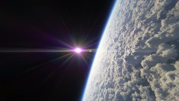高飞过行星4K — 图库视频影像