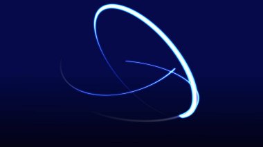 Atom molekülü yörüngesi nötron soyut