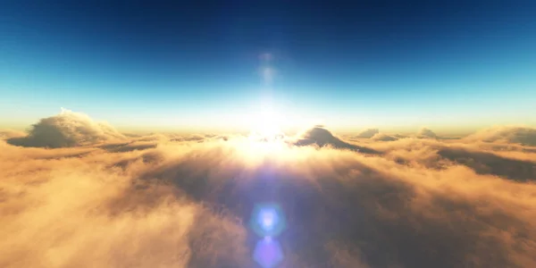 Heaven Sunset Clouds — стоковое фото