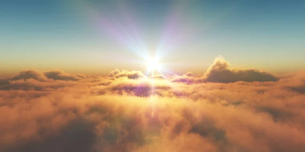 Heaven Sunset Clouds — Stock Photo, Image