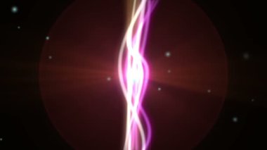 uzayda çizgi dalgası soyut