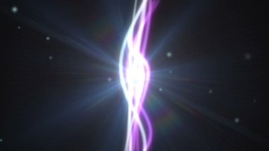 uzayda çizgi dalgası soyut