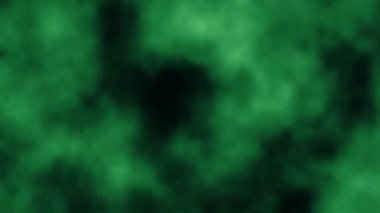 Izole bir duman kabarık puffs