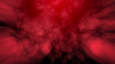 Izole bir duman kabarık puffs