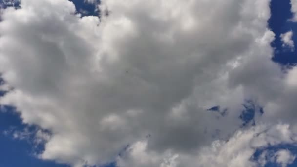 ciel bleu nuages laps de temps 4k 