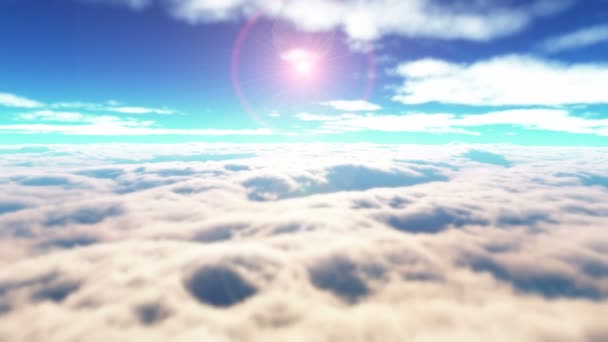 Літати Над Хмарами — стокове відео