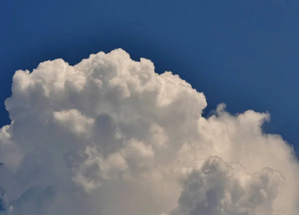 zoom big clouds in sky landscape