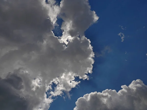 Awan Biru Sinar Matahari Langit — Stok Foto