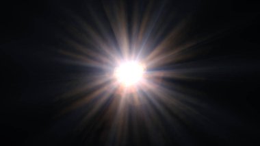 uzayda siyah arkaplan üzerinde patlama