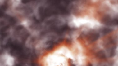 Duman Bulutları Soyut Arkaplan Dokusunu Bulutlandırır