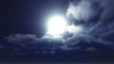 Gece ay korku bulutları