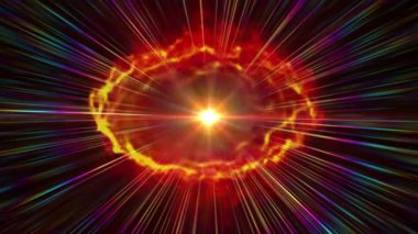 Ateş topu soyut alev füzyonu