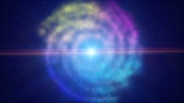 Derin uzayda Spiral Galaksi