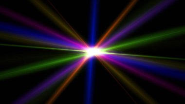 ışık efekti soyut yıldız patlaması lazer ışını çizimi