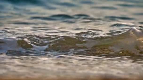 plage vague macro ralenti