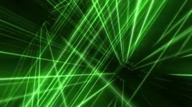 Uzayda 3d çizgi neon ışığı